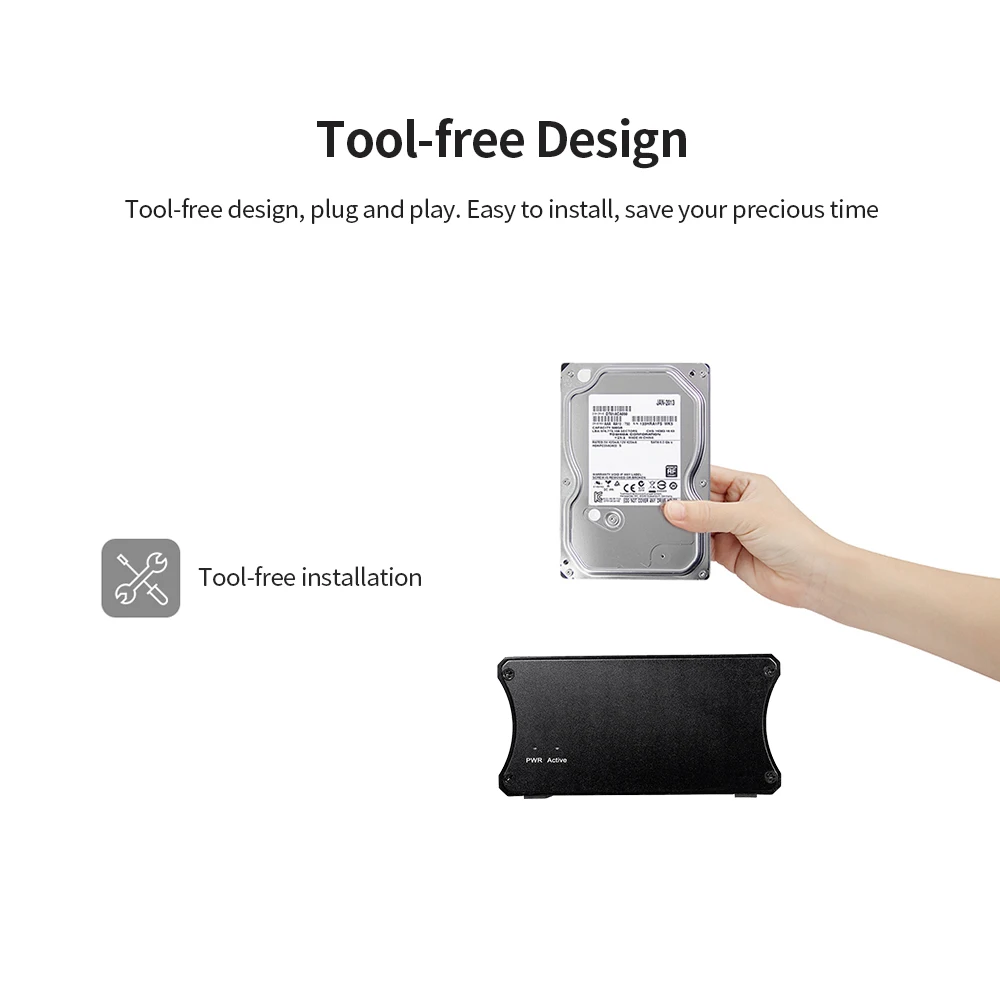 USB3.0 Hard Drive Docking Station 2.5/3.5'' SATA HDD/SSD Base High Speed Aluminum Alloy HDD US Plug | Компьютеры и офис