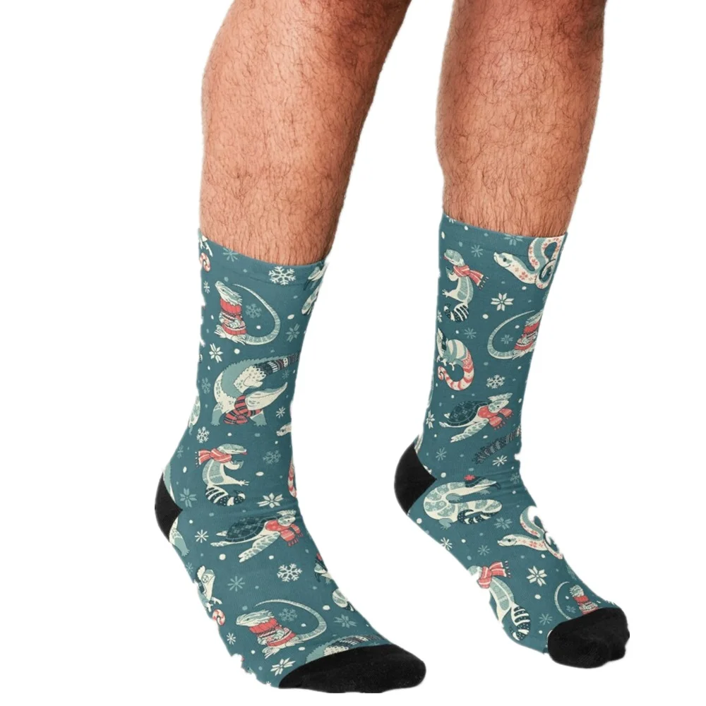 

2021 Funny Socks Men harajuku Whale apple personality Socks Printed Happy hip hop Novelty Skateboard Crew Casual Crazy Socks