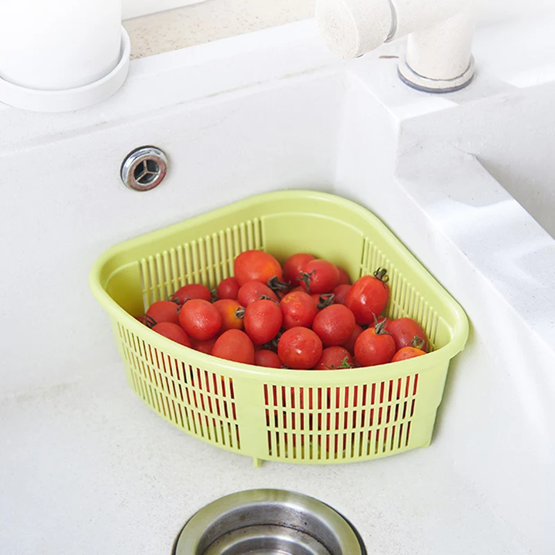 Новинка горячая распродажа триангловидная полка для слива хранения присоска