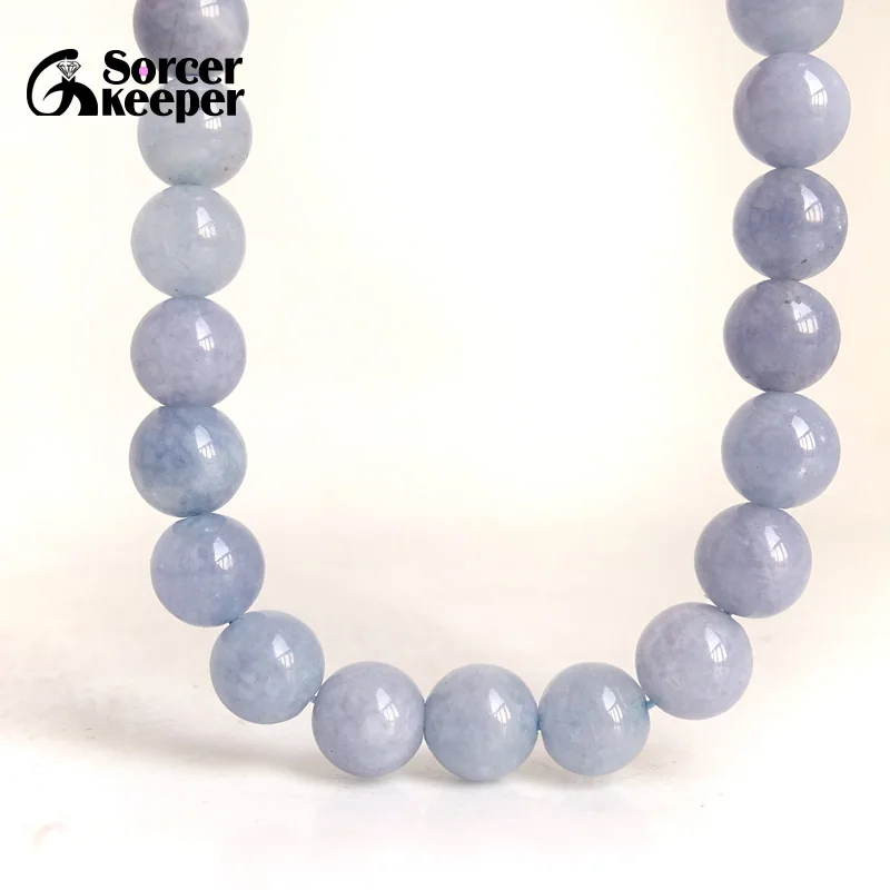 8 мм 10 круглый синий натуральный камень кристалл свободные бусины нить 15 &quotдля