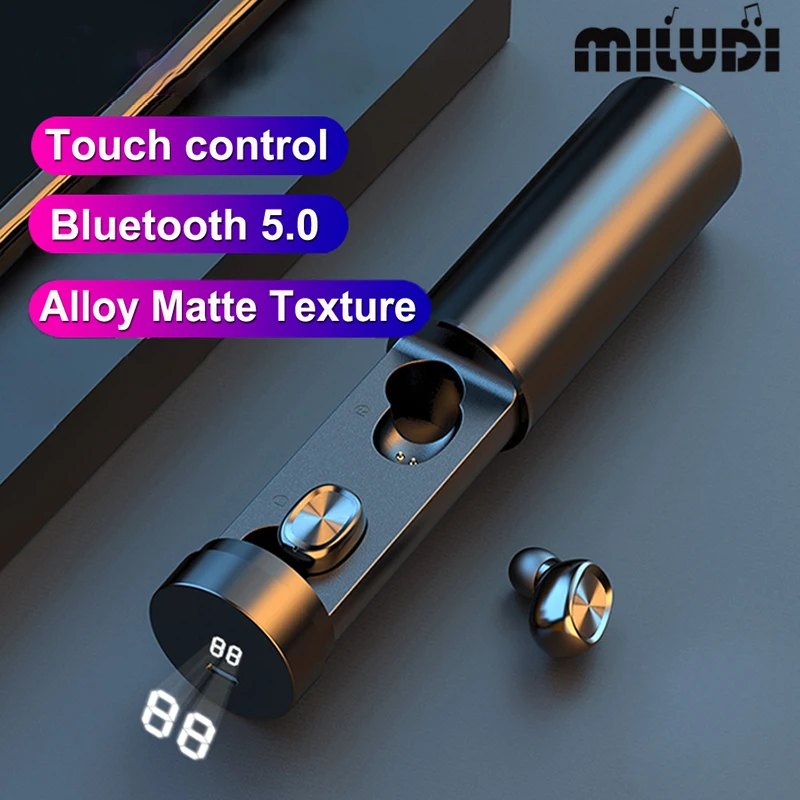 TWS B9 Mini беспроводные Bluetooth наушники с сенсорным управлением спортивные вкладыши