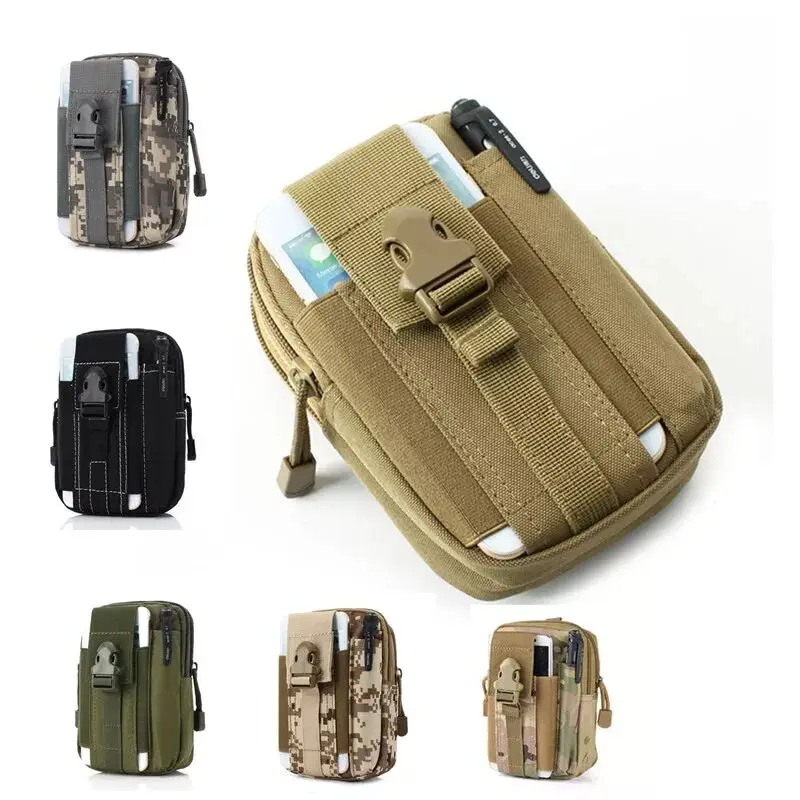

1000D нейлоновые тактические поясные сумки Molle, мужские армейские военные поясные сумки для хип-хопа, поясные сумки для кемпинга, сумки на молн...