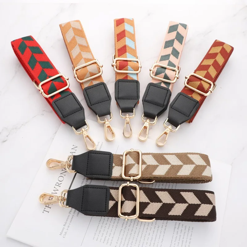 Женский яркий нейлоновый ремень на плечо