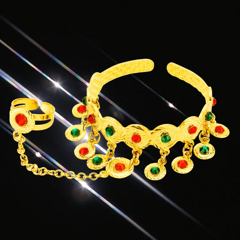Дубай африканские дети детский браслет Детские золотые браслеты для женщин