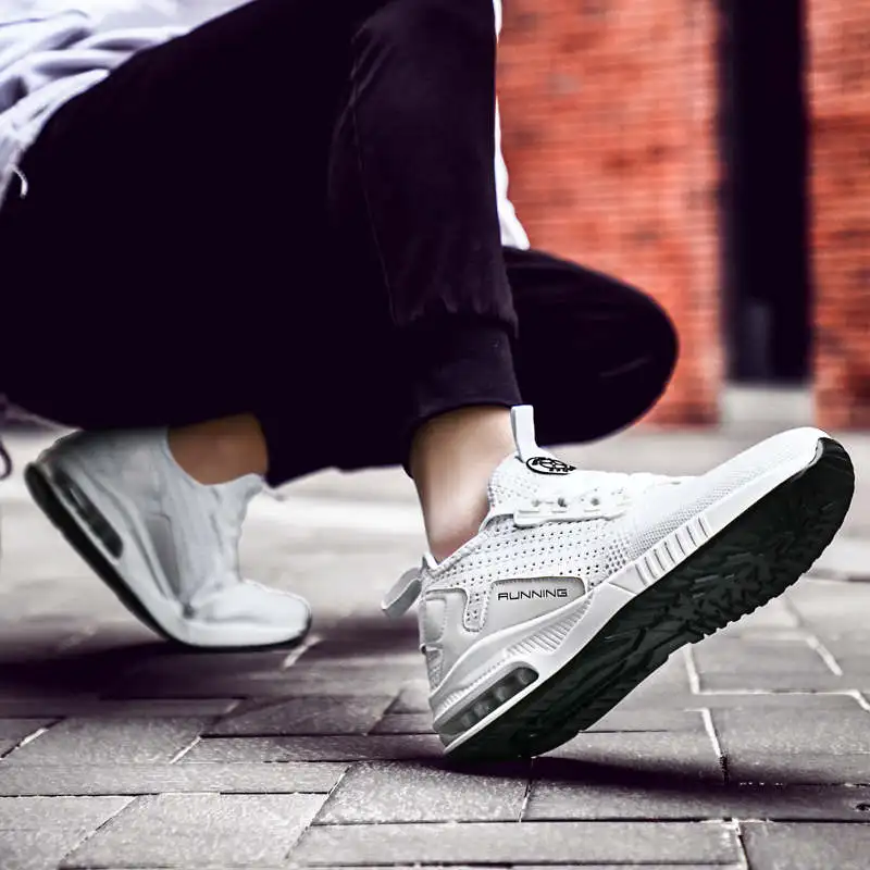 

Casual Soft Bottom White Sneakers International Brand Men's Classic Shoes Top Selling Men's Sport Shoes Elastic Laces Tennis