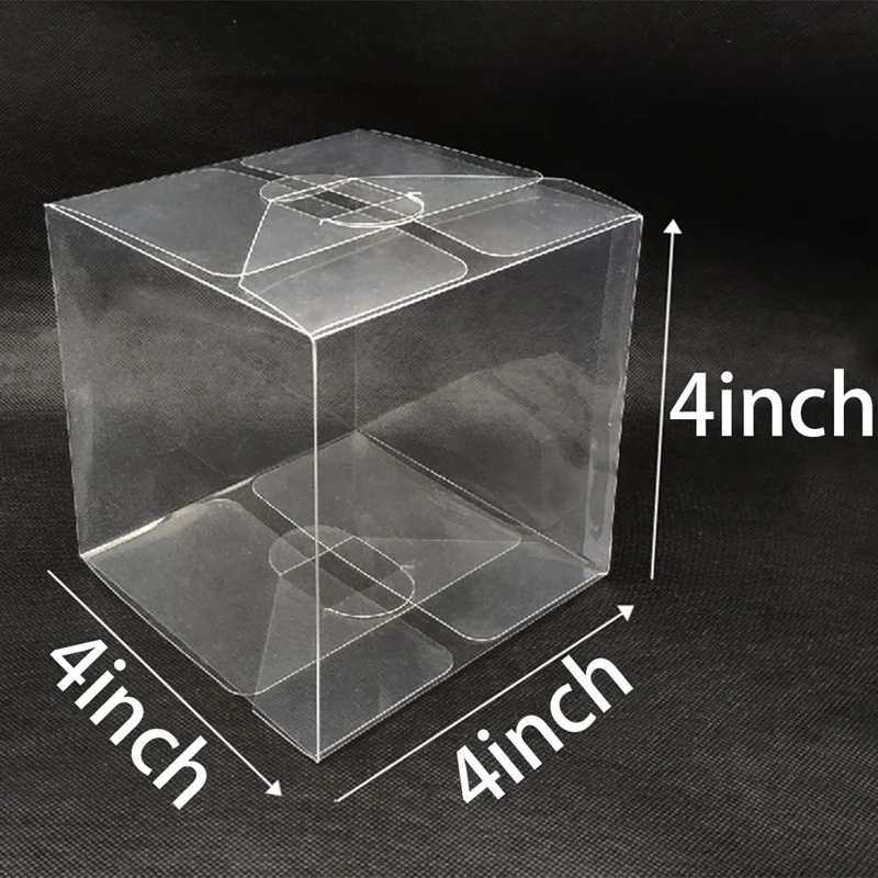

Clear Candy Gift Box, Transparent Boxes for Candy Party Favors (4 Inch, 30 Pack)