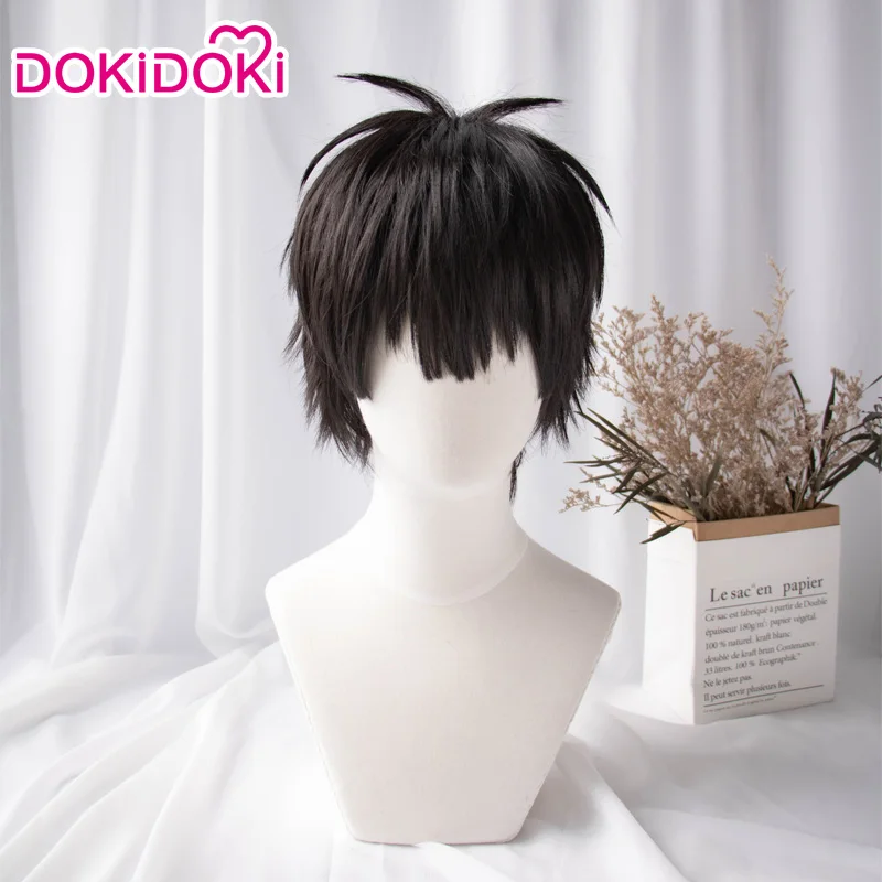 IN STOCK Hanako Kun Wig Anime Jibaku Shounen Cosplay Wigs Dokidoki Hair Men Short Halloween |
