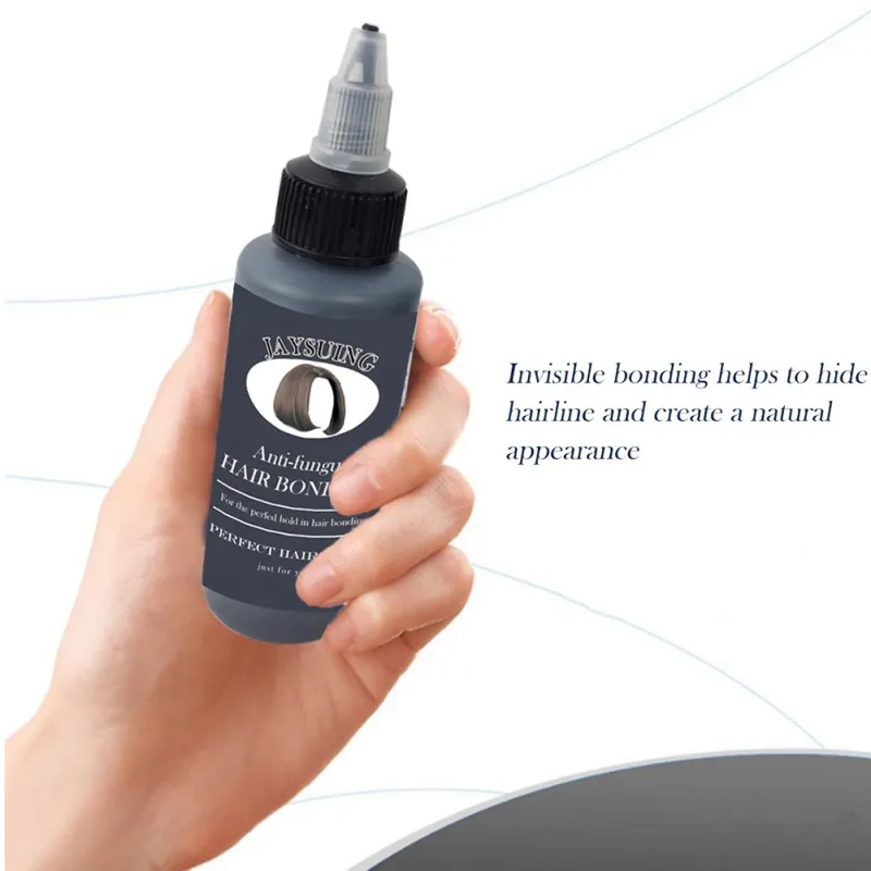 Сменный клей для волос невидимый Легкая фиксация полимерных и кружевных