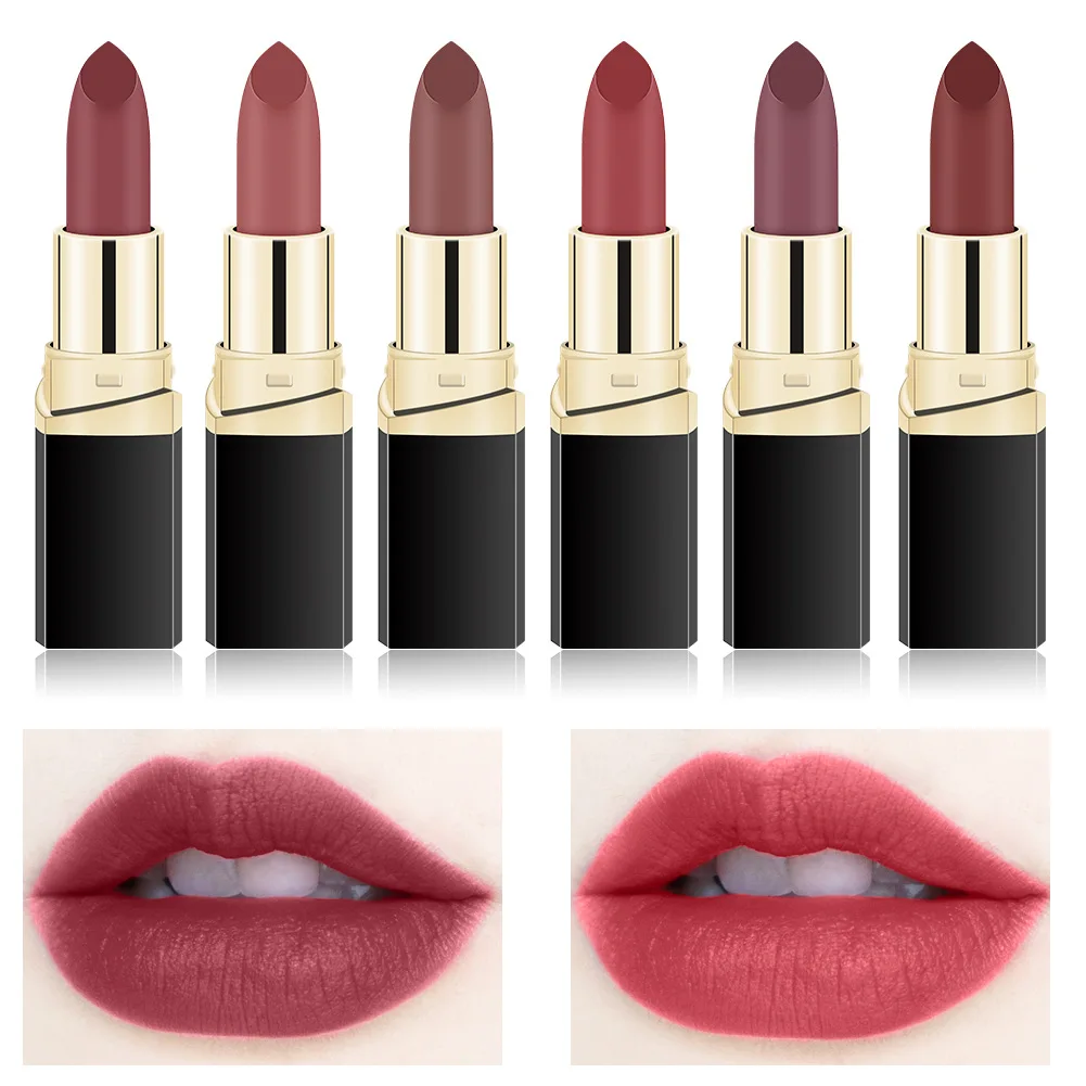 Губная помада в европейском и американском стиле бархатная матовая губная с