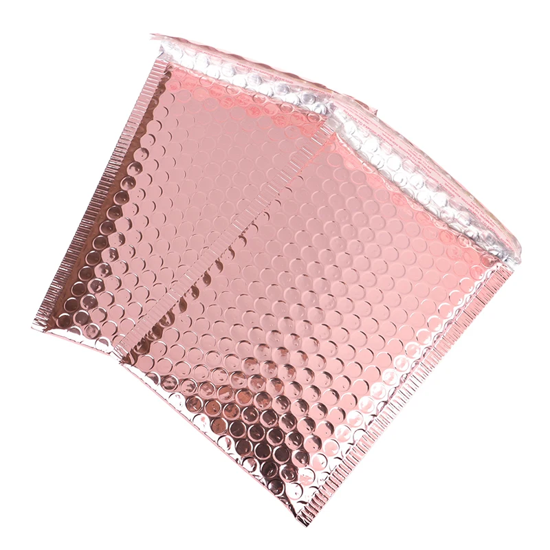 

10Pcs 15x20 + 4cm Rose Gold Bubble Envelop Bubble Mailer Voor Gift