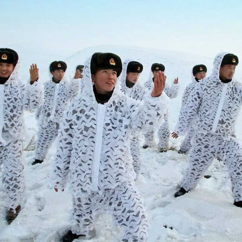 Камуфляжная куртка и брюки для охоты занятий спортом на открытом воздухе|snow ghillie