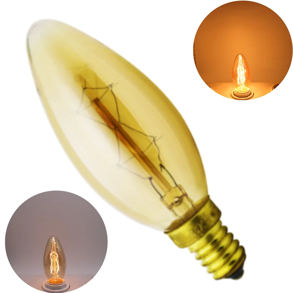 10х лампочка эдисона с регулируемой яркостью в стиле ретро винтажная лампа