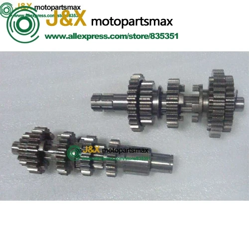 

motorcycle CG200 air cooled engine loncin countshaft mainshaft counter shaft gear accessories