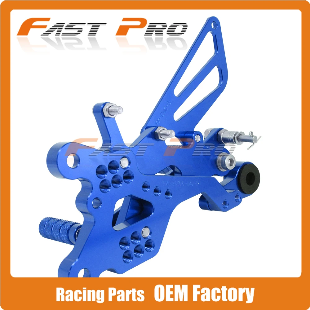 CNC регулируемый заготовка подножки педали для YAMAHA YZFR6 YZF-R6 YZF R6 2006 2007 2008 2009 2010 2011 2012 2013