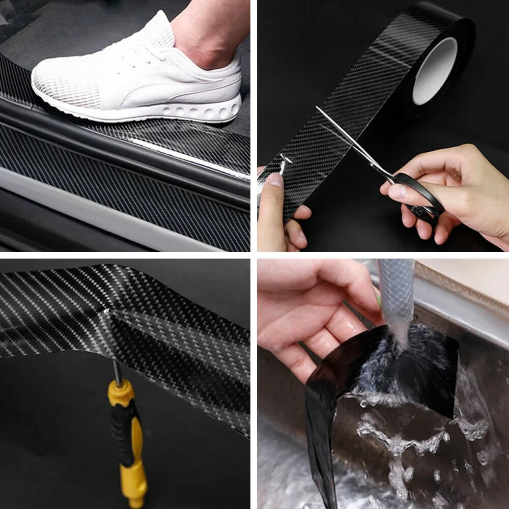 

Stickers Carbon Fiber Vinyl Film Tape 10cm*3m Accessories Parts Protection