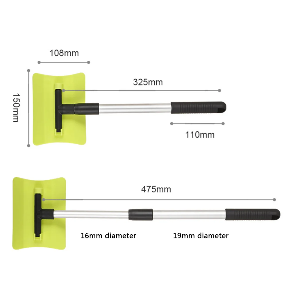 

Extendable Auto Ice Scraper Snow Remover Shovel Brush Car Window Windscreen Windshield Deicing Cleaning Scraping Tool