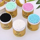 100200 шт.кор. бамбуковое детское ватный тампон деревянные палочки Мягкий хлопок бутоны для чистки ушей тампоны Cotonete Pampons здоровья Красота