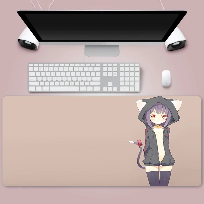 

Anime Cat Girl large gaming mouse pad floor mat quality mouse pad table mat laptop gaming mouse pad non-slip rubber gaming mouse