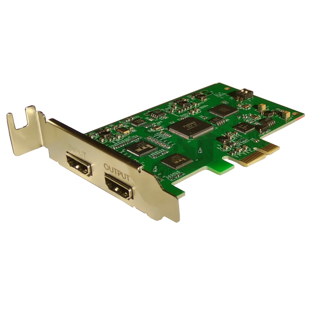 HD HDMI PCI-E захват hd-видео карта 4K Вход 1080P 60fps обхода и захвата Поддержка потокового HD видео рекордер