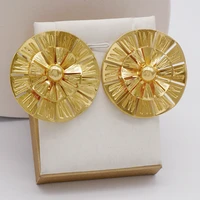 drop round earrings gold color statement earings for women jewelry gift pendants female dangle unique earrings