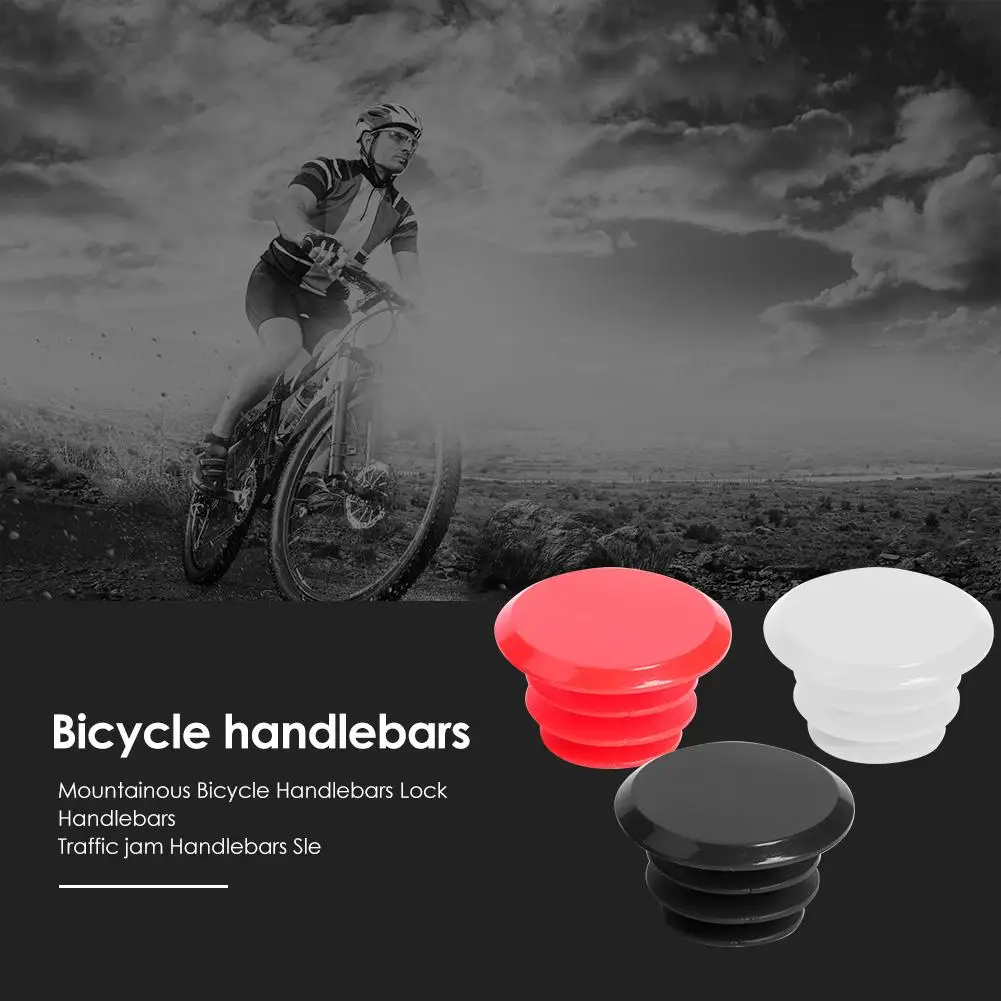 2 stücke fahrrad lenker stecker kunststoff mountain road bike grips end kappe deckt free global shipping