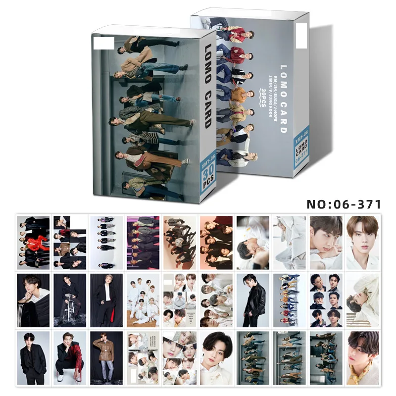Новинка 2021 Постер Kpop Bangtan Boys Фотокарточка с ломо-картой альбом маленькая карточка