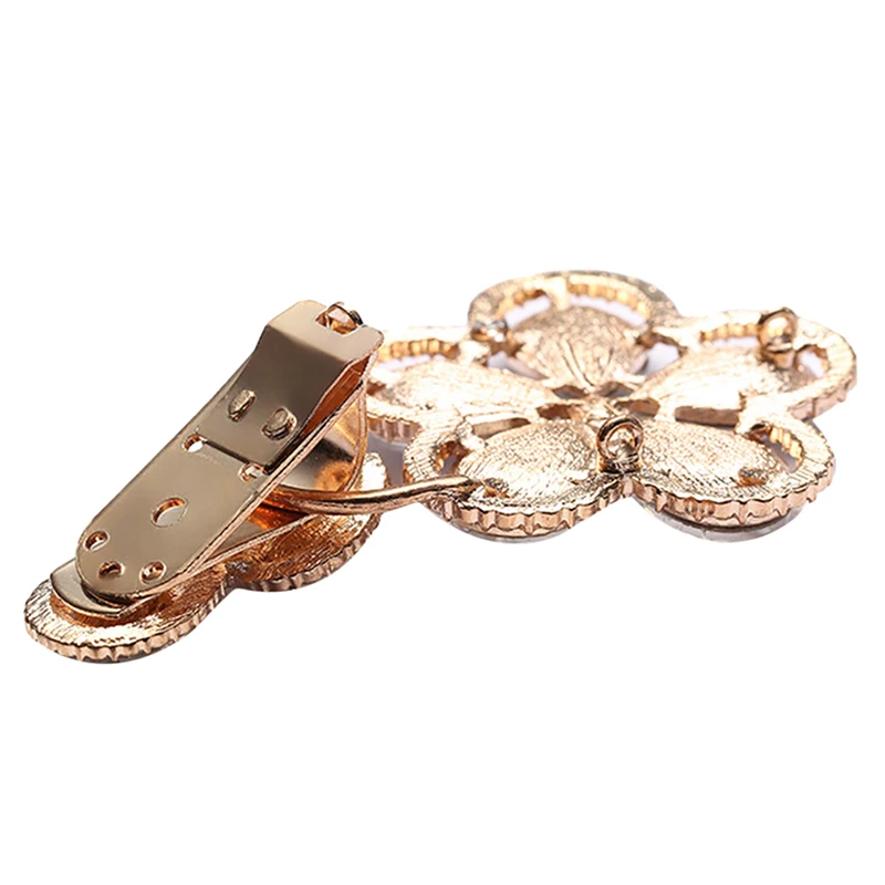 Fashion DIY Trendy Coat Scarf Cloak Clip Sweater Clasp Sewing Buckle Jewelry Rhinestone Buttons Stylish Shawl Brooch Clips | Дом и сад