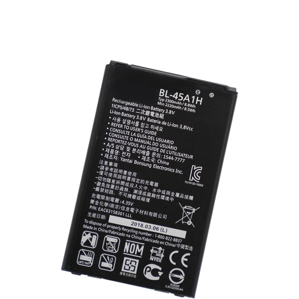 Новый запасной аккумулятор для LG K10 K430DS F670L F670K F670S F670 K420N LTE Q10 K420 K410 K428 K425 2220/2300 мАч