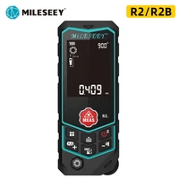mileseey laser distance meter r2r2b laser rangefinder laser tape range finder ruler diastimeter measure roulette