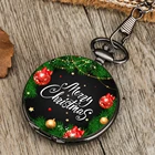 Карманные кварцевые часы из мультфильма Рождественская серия ювелирные карманные часы с подвеской подарок Детские мужские и женские часы