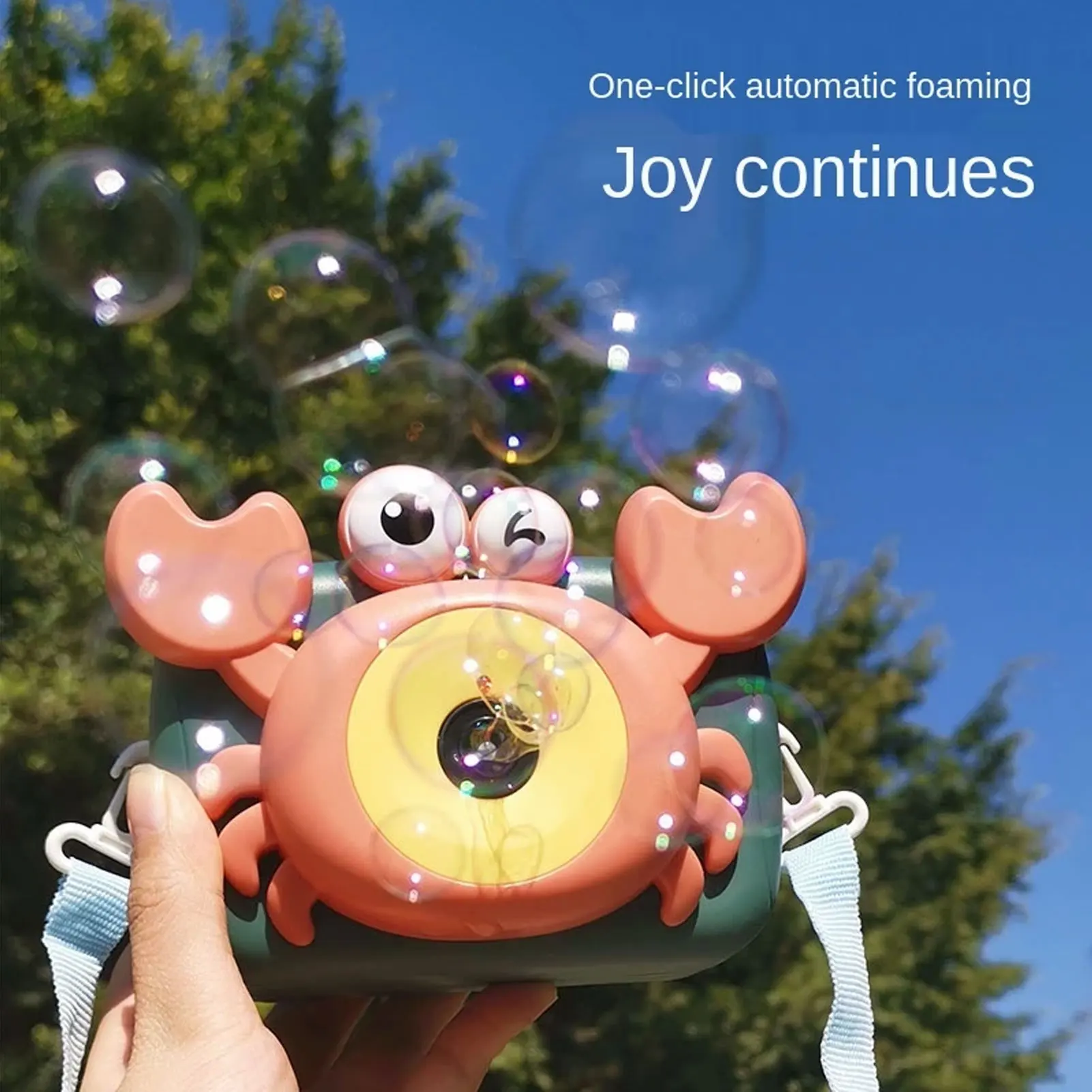 

Bubble Machine Crabs Camera Nonleak Kids Bath Toy Soap Automatic Bubble Maker Baby Toy For Children Dropshipping responsible