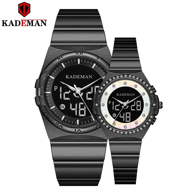 Часы наручные KADEMAN мужские/женские светодиодные цифровые роскошные брендовые
