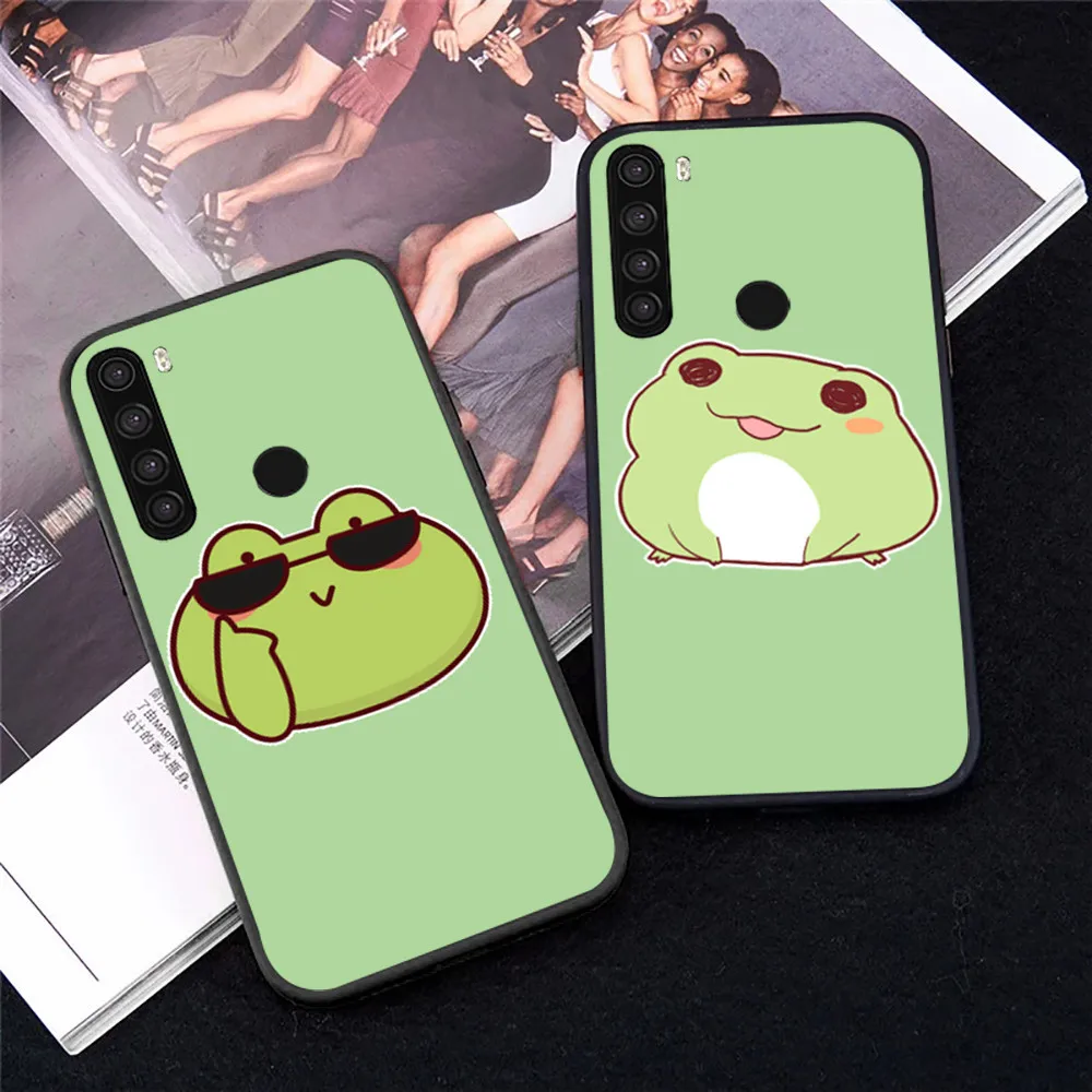 

Frog Animal Phone Case For Xiaomi Redmi Note 8T 9T 9S 10T 10S 7 8 Pro 10X 7A Soft TPU Smart Cases Cute Cartoon Funda Back Cover