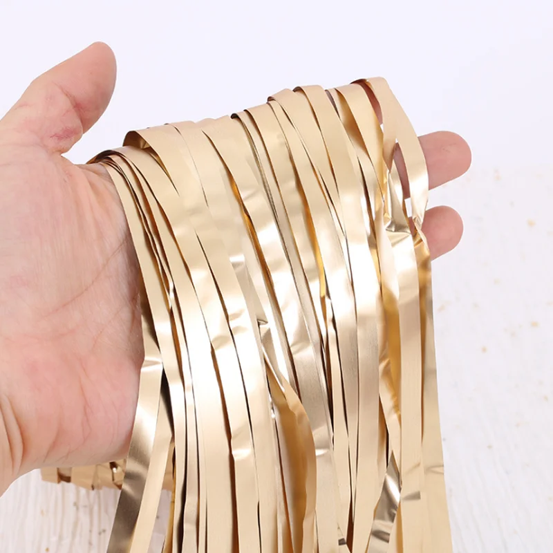 1*2 м метр Праздничная Вечеринка воздушный шар дождь Шелковый День рождения