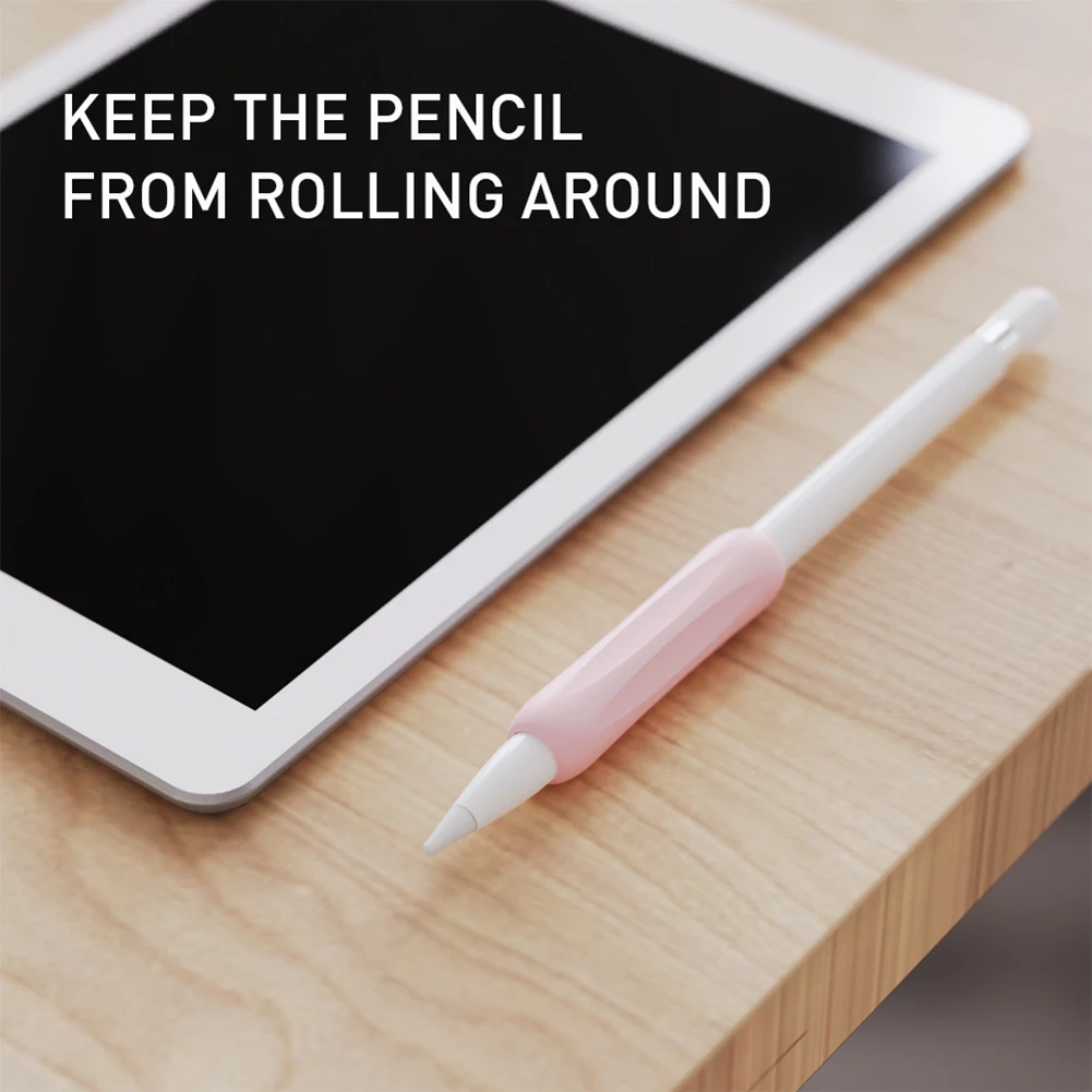 

3Pcs Touch Screen Pen Grip Case For Apple Pencil 1 2 Shockproof Anti-Scratch Non-Slip Stylus Cover Silicone Protective Sleeve