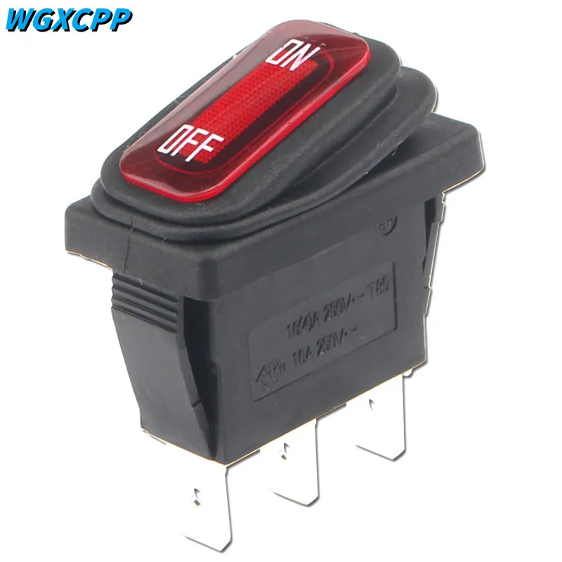 KCD3 корабль Тип 3pin на включение/выключение 15A 250V / 20A 125 В переменного тока