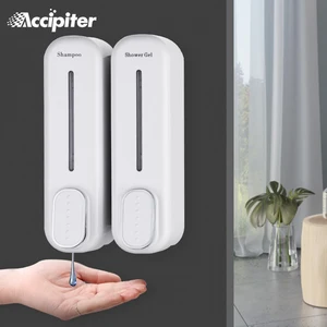 Цветная серия дозатор мыла для рук 350 мл настенный жидкий шампунь душевой контейнер пластиковый держатель мыла для ванной комнаты санузел