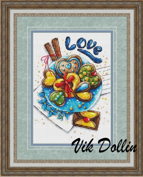 

Birds and Peach Blossoms and Birds Counted Cross Stitch Kit Cross stitch RS cotton with cross stitch Love biscuits