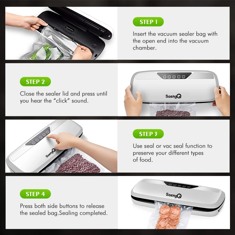 

Electric Vacuum Sealer Vacuum Packing Machine Sous Vide Vacuum Sealer For Food Storage New Food Packer Vacuum Bags Sealer