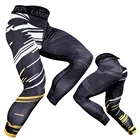 Новые мужские компрессионные брюки быстросохнущие спортивные трико для бега мужские леггинсы для фитнеса тренировок Сексуальные Спортивные Леггинсы для тренажерного зала