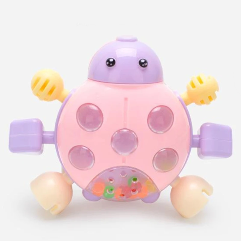 

J2FF 6-10pcs Baby Toys Hand Hold Jingle Shaking Bell Teether Ring Baby Rattles Toys Newborn Baby 0- 12 Months Teether Toys