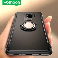Vothoon Phone Case for Samsung Galaxy S20 Ultra S10 Plus S10e Note Plus edge Car Holder Ring Back Cover Case