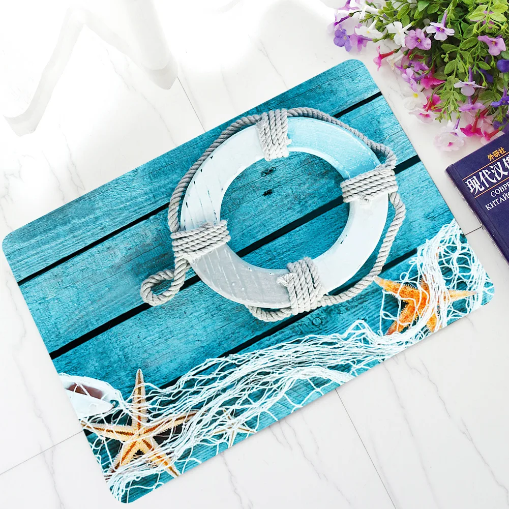 Противоскользящий напольный кухонный коврик водонепроницаемый резиновый для