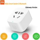 Умная розетка Xiaomi Mijia 2, шлюз с поддержкой Bluetooth, беспроводной адаптер дистанционного управления, включение и выключение, работает с приложением Mi Home