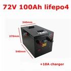 Литиевый аккумулятор BMS 24S, 72 в, 7000 Ач, инвертор для велосипеда, скутера, мотоцикла, зарядка 10 А