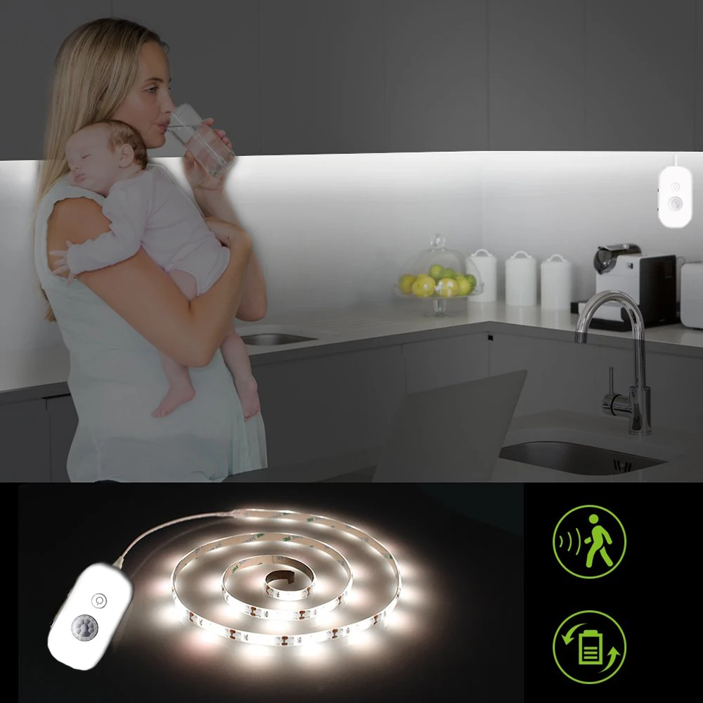 Водонепроницаемая светодиодная ленсветильник с регулируемой яркостью 1/3/5