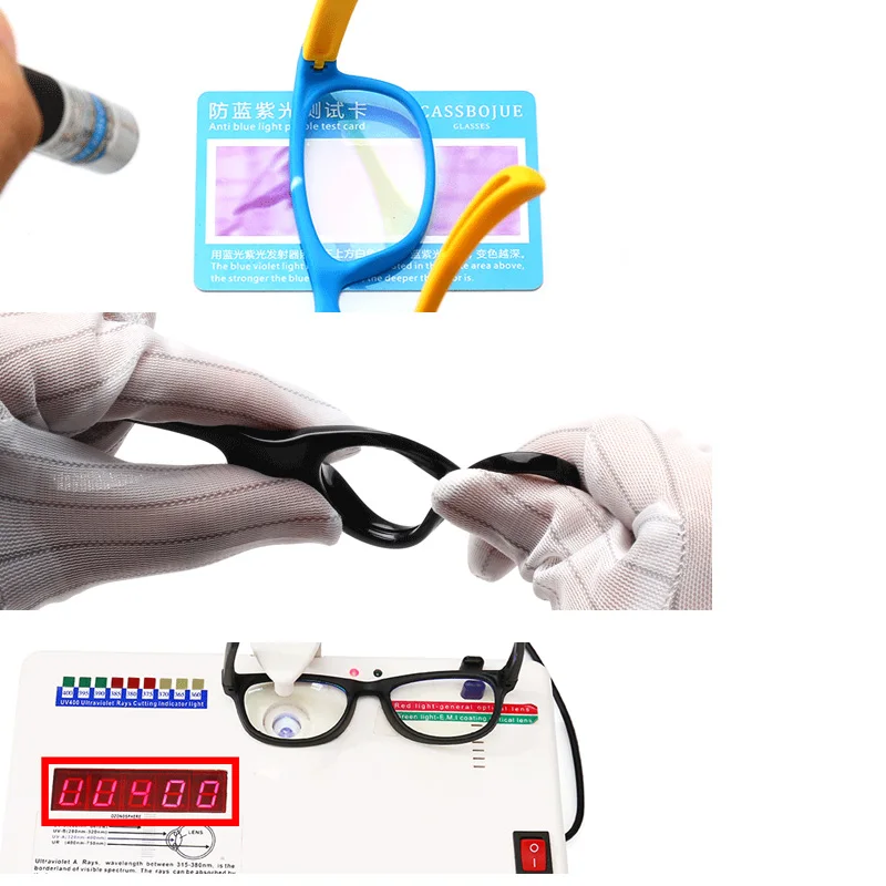 

S822 Blue Light Kids Glasses Optical Frame Boy Girls Computer Transparent Blocking Anti Reflective Children Eyeglasses UV