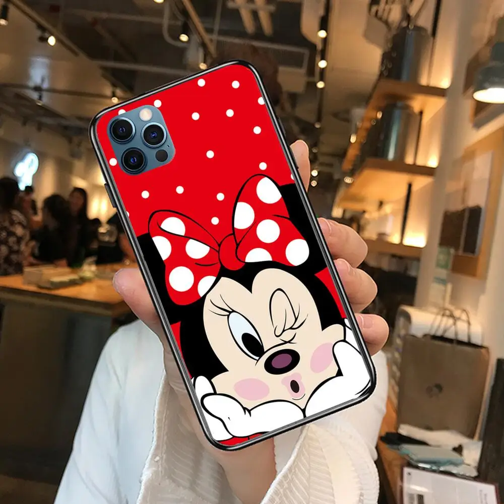 Чехлы для телефонов с рисунком из мультфильма парочка мышей Disney чехол iphone 11 Pro Max 12