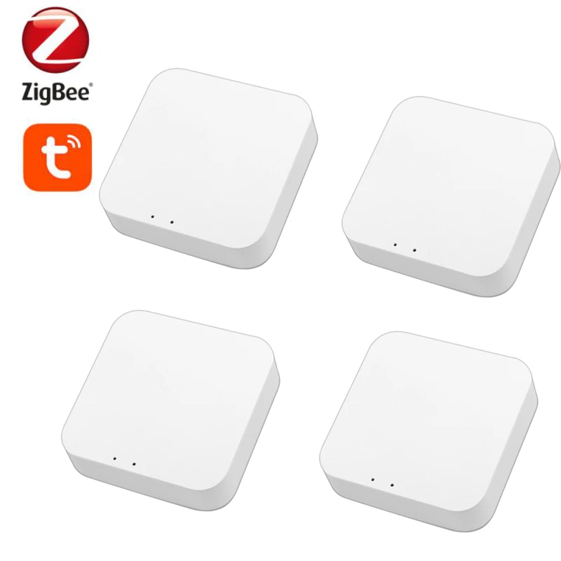 

Мост Zigbee Tuya для умного дома, хаб с удаленным управлением через приложение Smart Life, работает с Alexa, 1-4 шт.