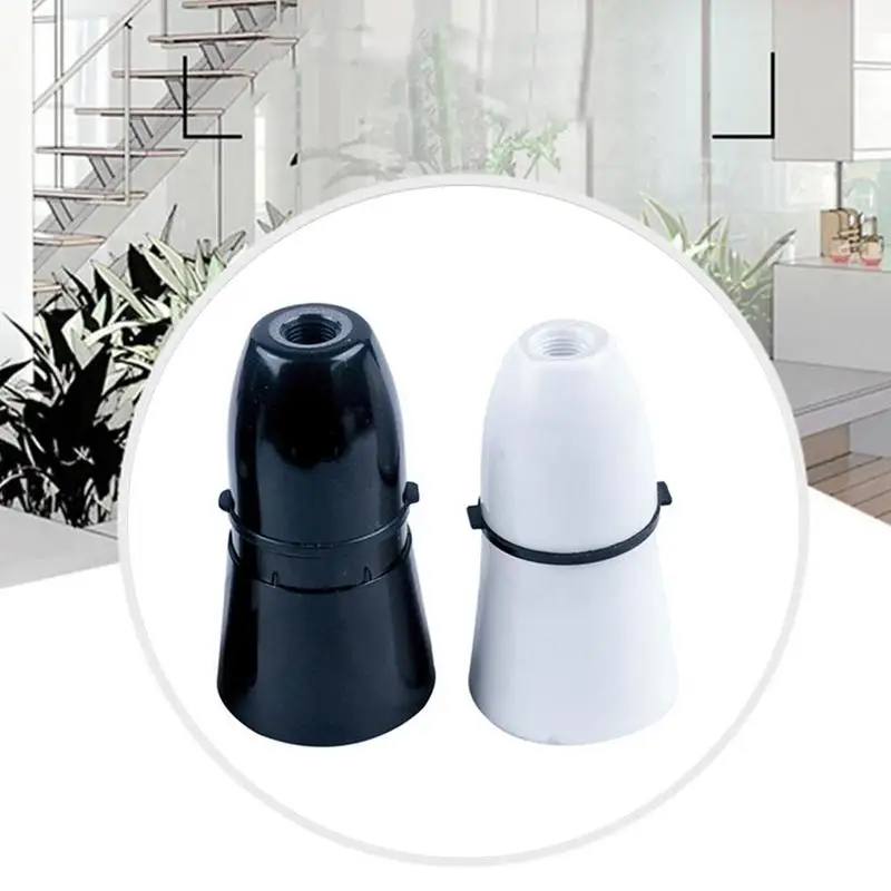 1 шт. черный белый цвет Пластик байонетная лампа держатель B22 бакелитовый лампы 2A